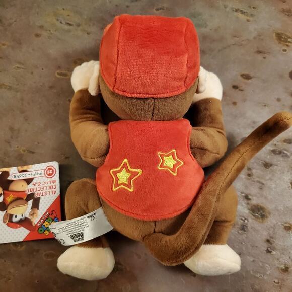 Plush - Diddy Kong 9 Inch (NEW) - Nintendo - Donkey Kong - Super Mario - Picture 9 of 10